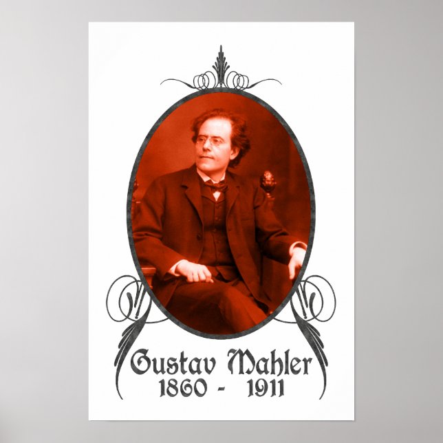Gustav Mahler Poster (Front)
