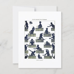 Gustav Mahler Silhouette by Otto Böhler Postcard