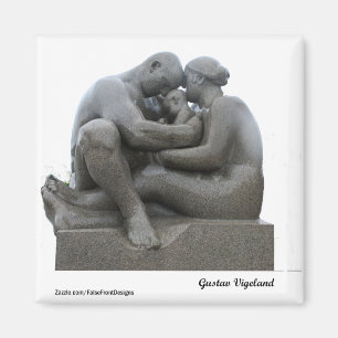 Gustav Vigeland Sculpture - Oslo, Norway - magnet