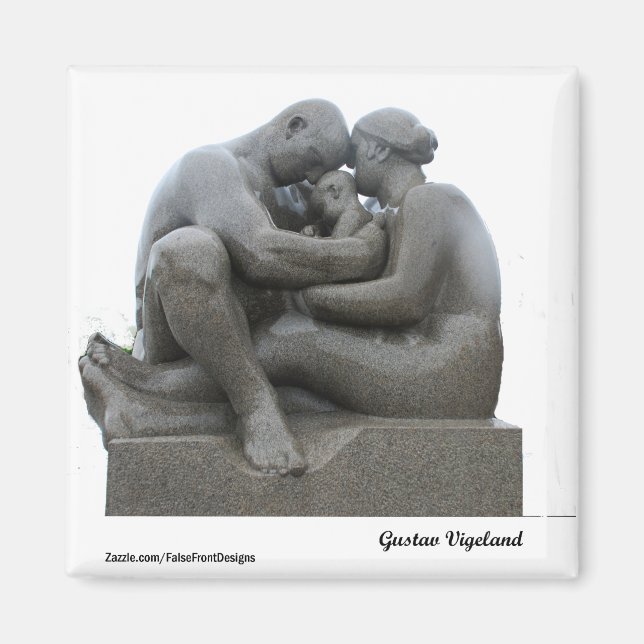 Gustav Vigeland Sculpture - Oslo, Norway - magnet (Front)
