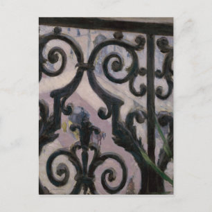 Gustave Cailebotte   View from a Balcony Postcard