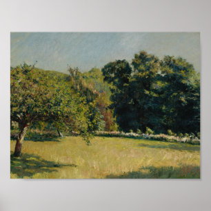 Gustave Caillebotte - A Garden in Trouville Poster