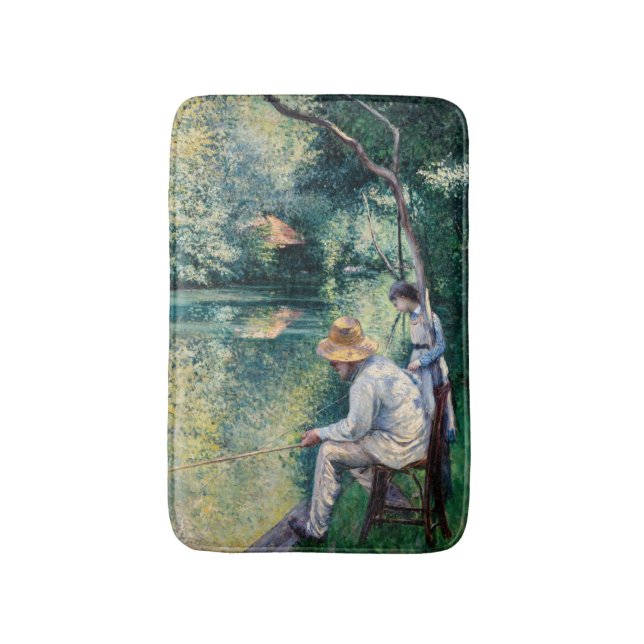 Gustave Caillebotte - Angling Bath Mat (Front Vertical)
