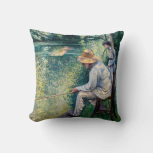 Gustave Caillebotte - Angling Cushion