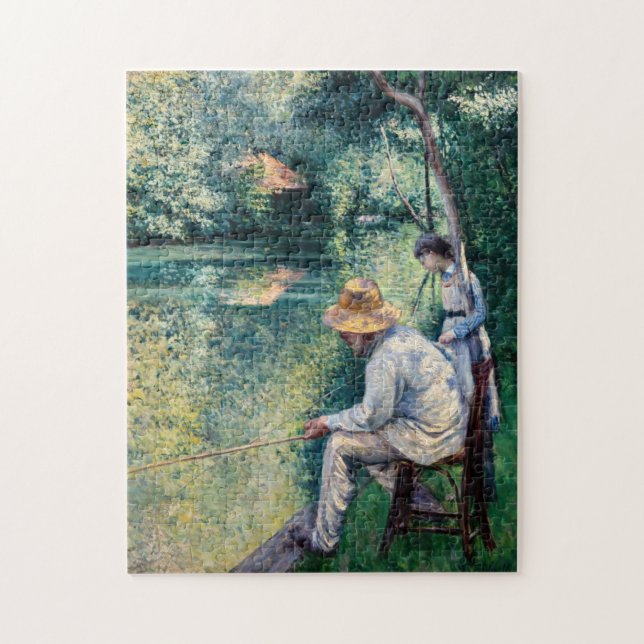 Gustave Caillebotte - Angling Jigsaw Puzzle (Vertical)