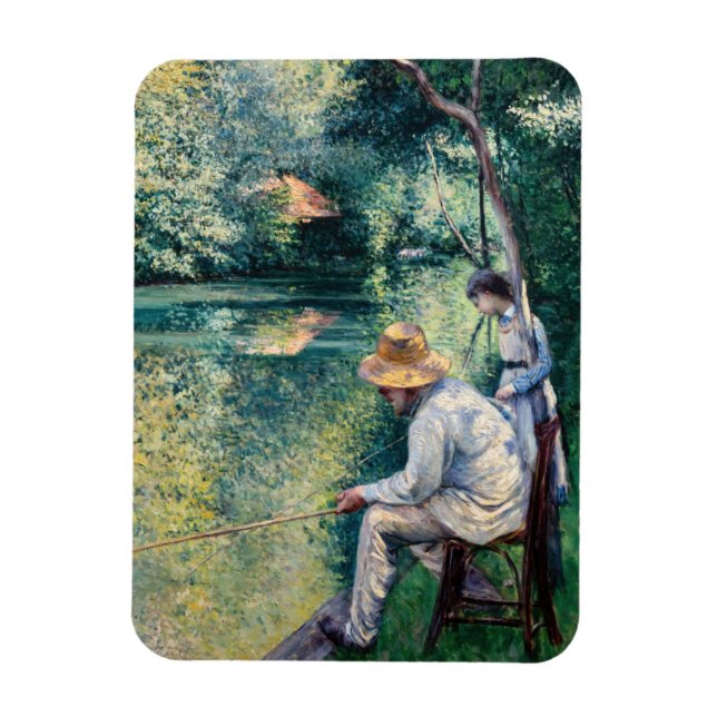 Gustave Caillebotte - Angling Magnet (Vertical)
