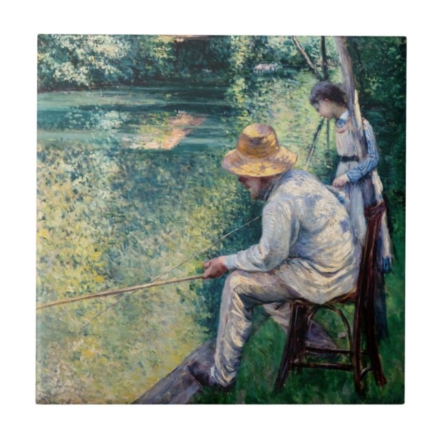Gustave Caillebotte - Angling Tile (Front)