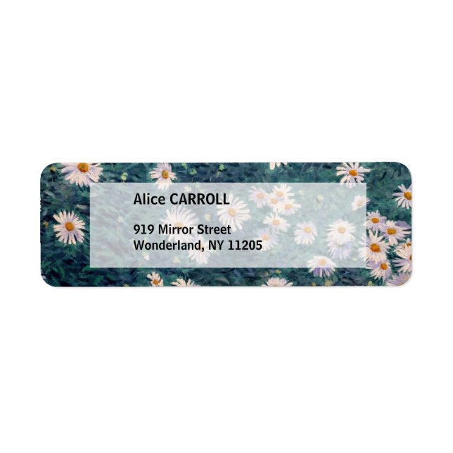 Gustave Caillebotte - Bed of Daisies, Detail (Front)