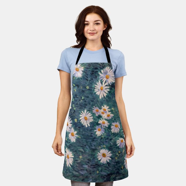 Gustave Caillebotte - Bed of Daisies, Detail Apron (Worn)