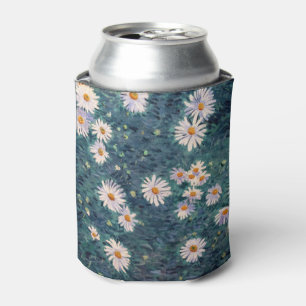 Gustave Caillebotte - Bed of Daisies, Detail Can Cooler