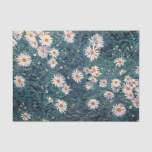 Gustave Caillebotte - Bed of Daisies, Detail Tissue Paper