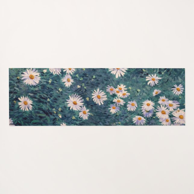 Gustave Caillebotte - Bed of Daisies, Detail Yoga Mat (Back (Horizontal))