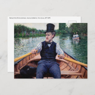 Gustave Caillebotte - Boating Party Postcard