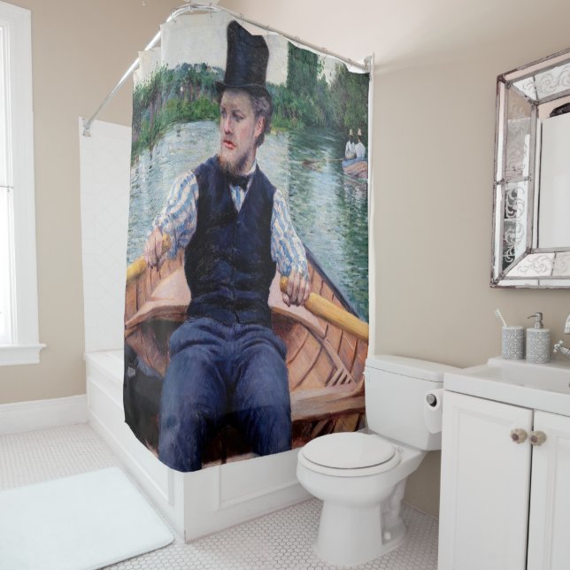 Gustave Caillebotte - Boating Party Shower Curtain (In Situ)