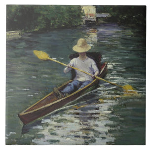 Gustave Caillebotte  - Canoe on the Yerres Tile