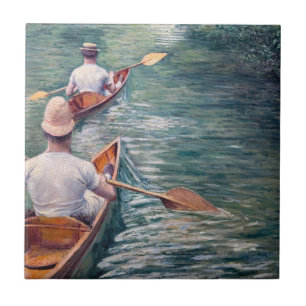 Gustave Caillebotte - Canoes on the Yerres Tile