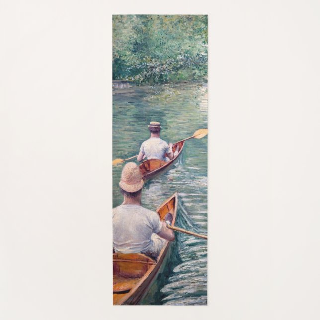 Gustave Caillebotte - Canoes on the Yerres Yoga Mat (Front)