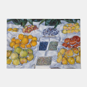 Gustave Caillebotte - Fruit Displayed on a Stand Doormat
