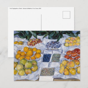 Gustave Caillebotte - Fruit Displayed on a Stand Postcard