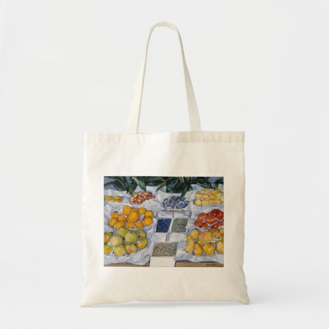 Gustave Caillebotte - Fruit Displayed on a Stand Tote Bag (Front)