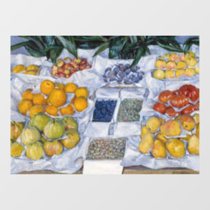 Gustave Caillebotte - Fruit Displayed on a Stand Window Cling