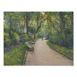 Gustave Caillebotte - Le Parc Monceau Photo Print