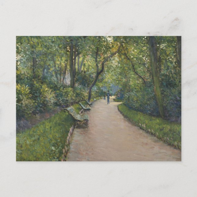 Gustave Caillebotte - Le Parc Monceau Postcard (Front)