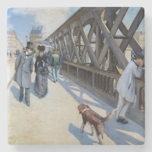 Gustave Caillebotte - Le Pont de l'Europe Stone Coaster