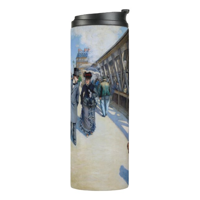 Gustave Caillebotte - Le Pont de l'Europe Thermal Tumbler (Rotated Left)
