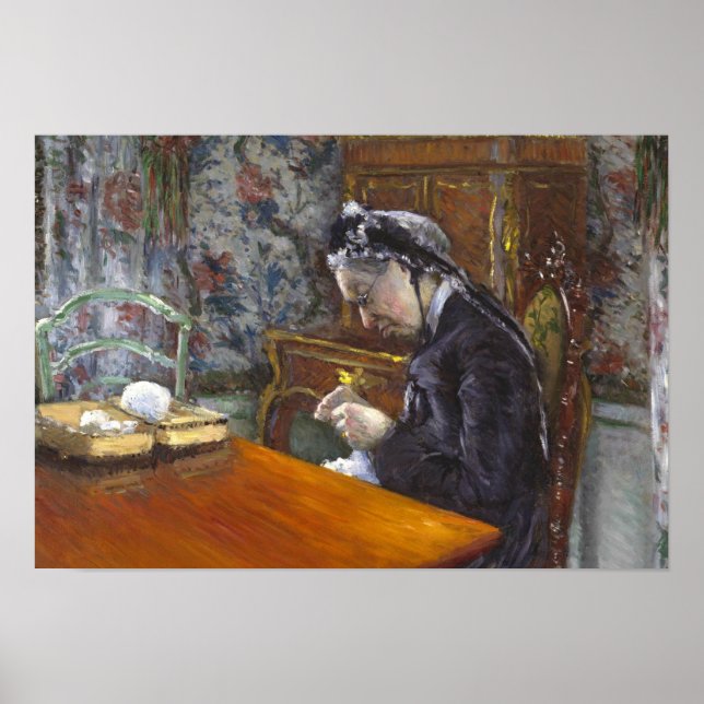 Gustave Caillebotte - Mademoiselle Boissiere Poster (Front)