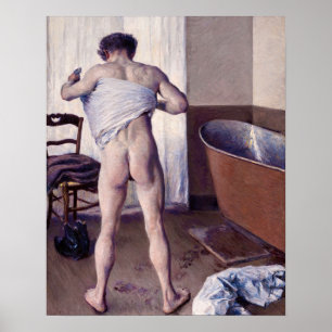 Gustave Caillebotte - Man at his Bath Poster