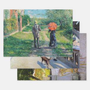 Gustave Caillebotte - Masterpieces Selection Wrapping Paper Sheet
