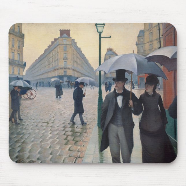 Gustave Caillebotte Mouse Mat (Front)
