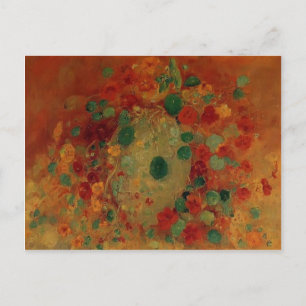 Gustave Caillebotte- Nasturtiums Postcard