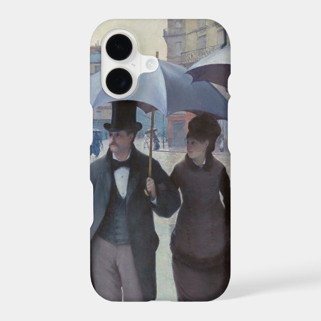 Gustave Caillebotte - Paris Street; Rainy Day (Back)