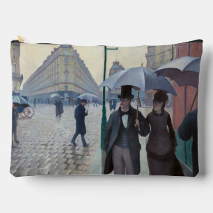 Gustave Caillebotte - Paris Street; Rainy Day Accessory Pouch