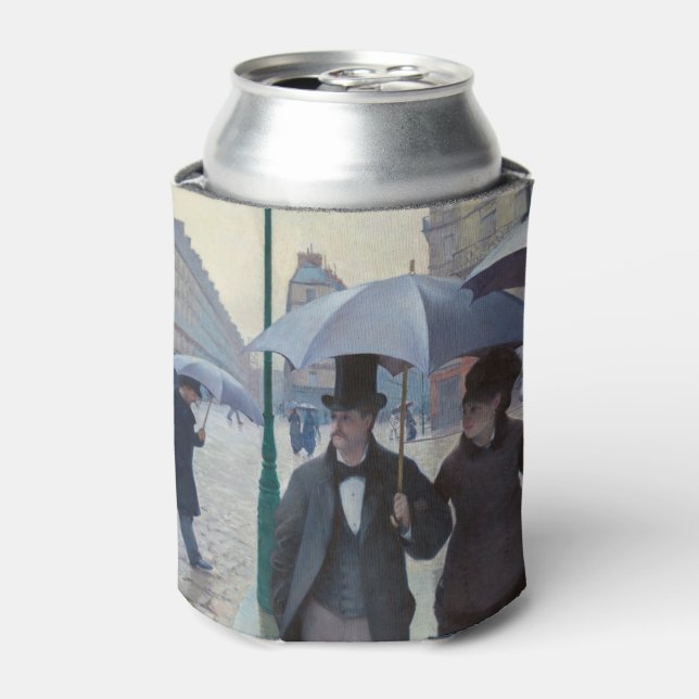 Gustave Caillebotte - Paris Street; Rainy Day Can Cooler (Can Front)