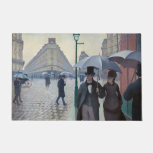 Gustave Caillebotte - Paris Street; Rainy Day Doormat