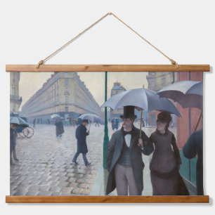 Gustave Caillebotte - Paris Street; Rainy Day Hanging Tapestry