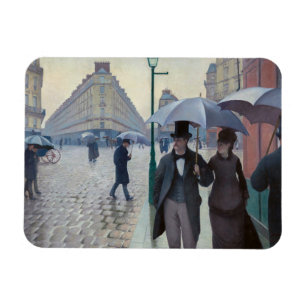 Gustave Caillebotte - Paris Street; Rainy Day Magnet