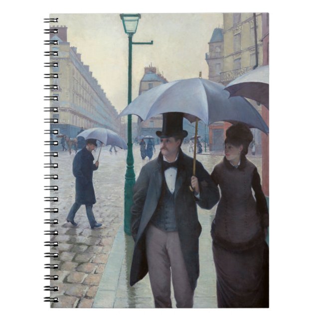 Gustave Caillebotte - Paris Street; Rainy Day Notebook (Front)