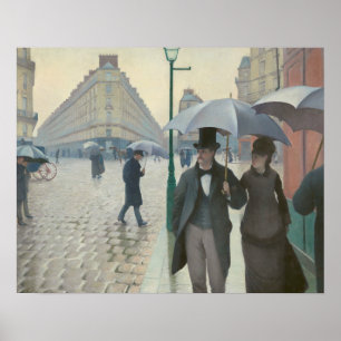Gustave Caillebotte - Paris Street; Rainy Day Poster