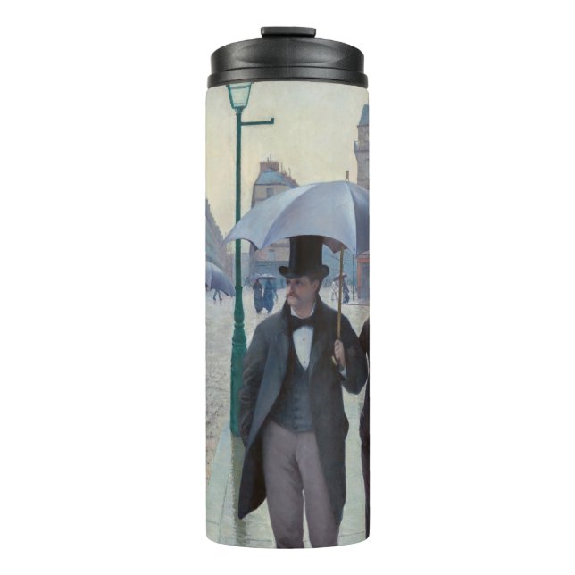Gustave Caillebotte - Paris Street; Rainy Day Thermal Tumbler (Front)