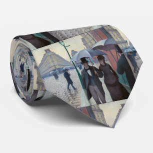 Gustave Caillebotte - Paris Street; Rainy Day Tie