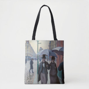 Gustave Caillebotte - Paris Street; Rainy Day Tote Bag