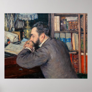 Gustave Caillebotte - Portrait of Henri Cordier Poster