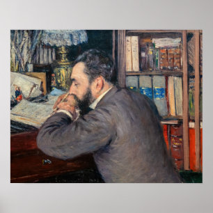 Gustave Caillebotte - Portrait of Henri Cordier Poster