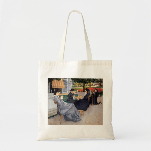 Gustave Caillebotte - Portraits in the Countryside Tote Bag (Front)