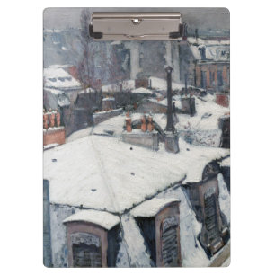 Gustave Caillebotte - Rooftops in the Snow Clipboard