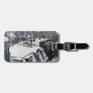 Gustave Caillebotte - Rooftops in the Snow Luggage Tag